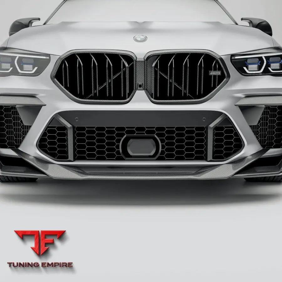 BMW X6M F96 PRE-LCI CARBON FIBER FRONT GRILLE