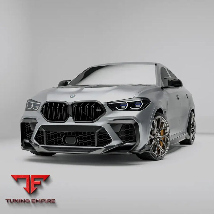 BMW X6M F96 PRE-LCI CARBON FIBER FRONT LIP