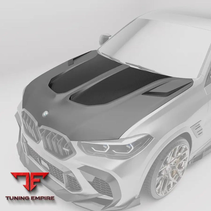 BMW X6M F96 PRE-LCI CARBON FIBER HOOD
