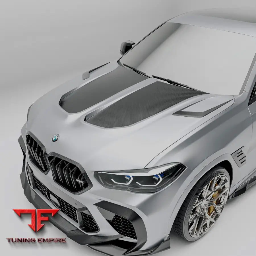 BMW X6M F96 PRE-LCI CARBON FIBER HOOD