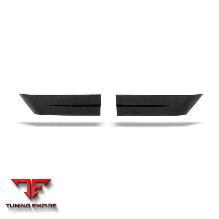 BMW X6M F96 PRE-LCI CARBON FIBER REAR BUMPER SPLITTER