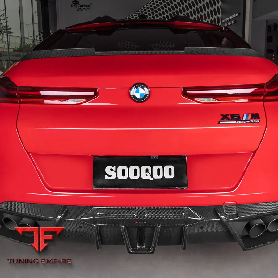 BMW X6M F96 REAR DIFFUSER IN PREPREG CARBON FIBRE - Carbon Fibre Parts