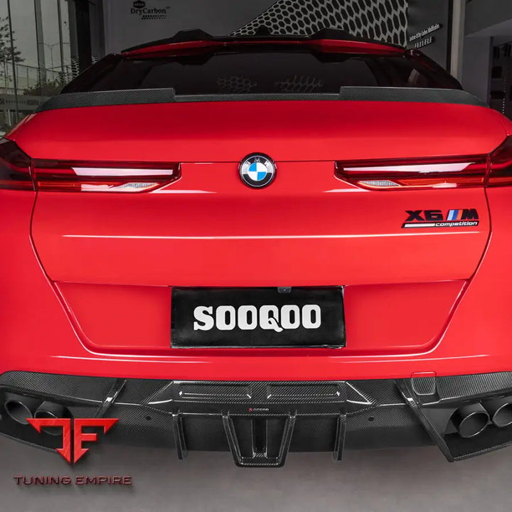 BMW X6M F96 REAR DIFFUSER IN PREPREG CARBON FIBRE - Carbon Fibre Parts