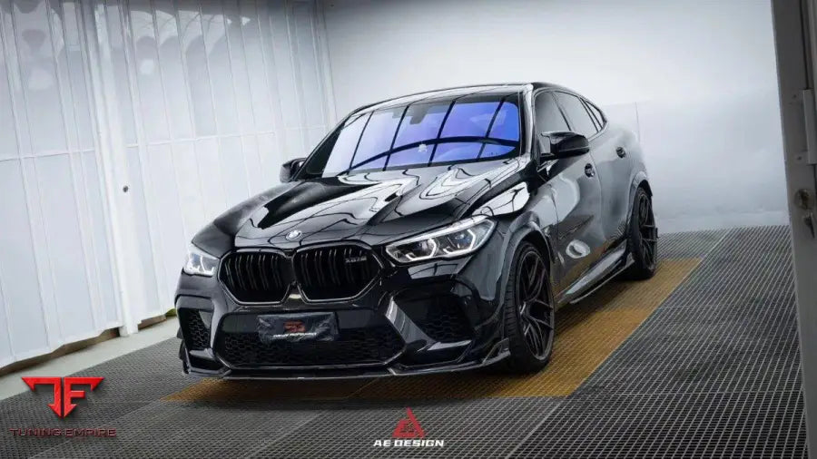 BMW X6M X6MC F96 PRE-LCI 2020-2023 AE DESIGN FRONT CANARDS - Body Trim