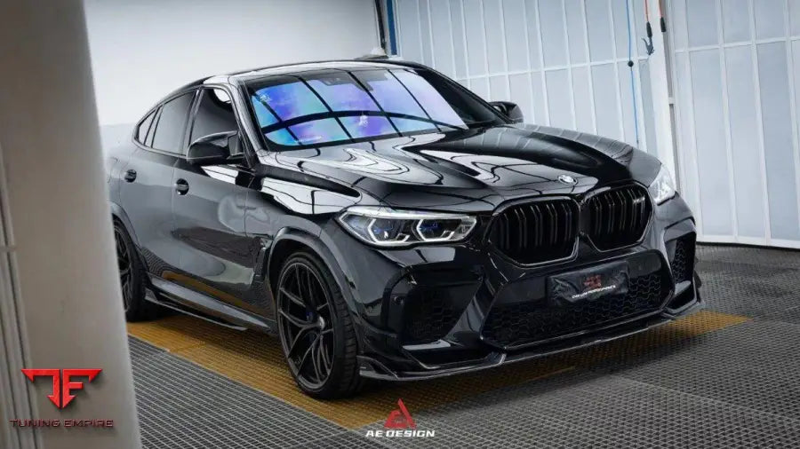 BMW X6M X6MC F96 PRE-LCI 2020-2023 AE DESIGN FRONT CANARDS - Body Trim