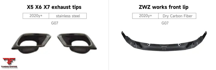 BMW X7 G07 PARTS 2020y+