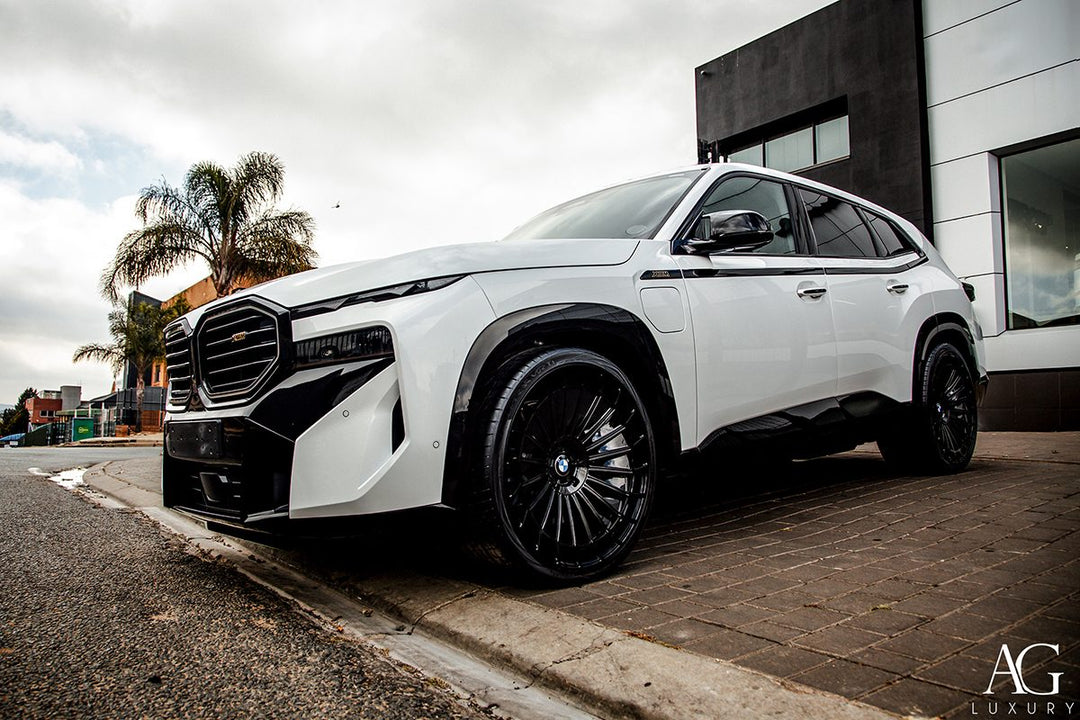 BMW XM on custom forged wheels