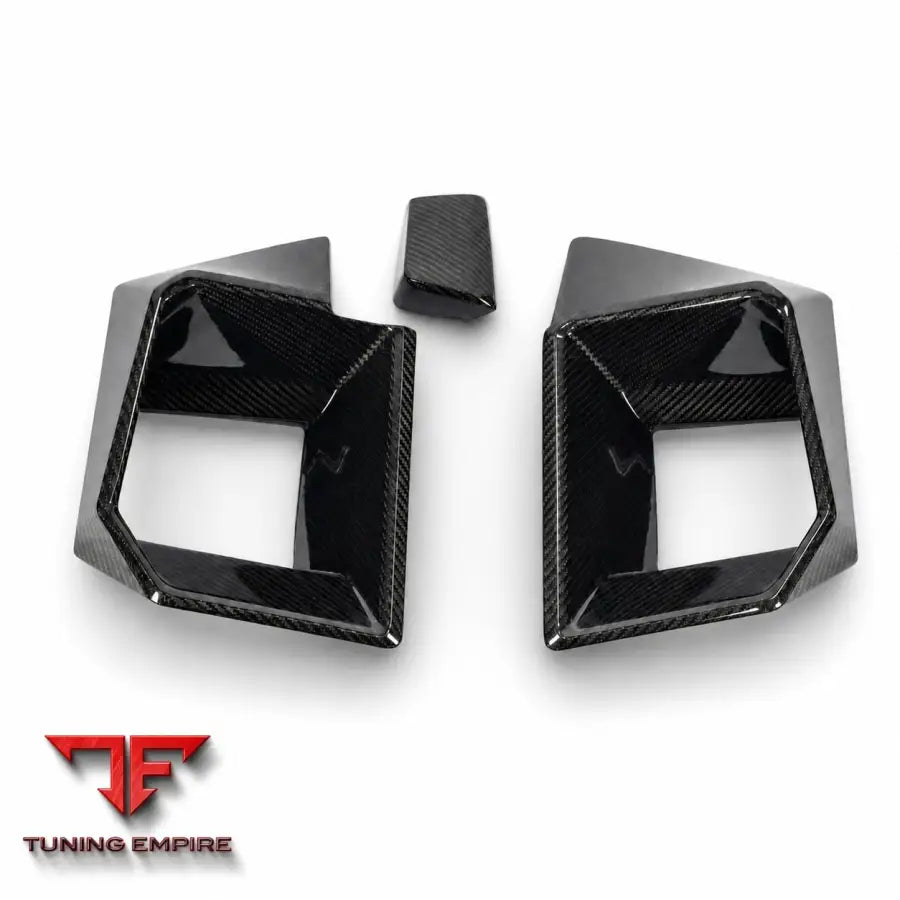 BMW XM G09 CARBON FIBER FRONT BUMPER VENT TRIMS