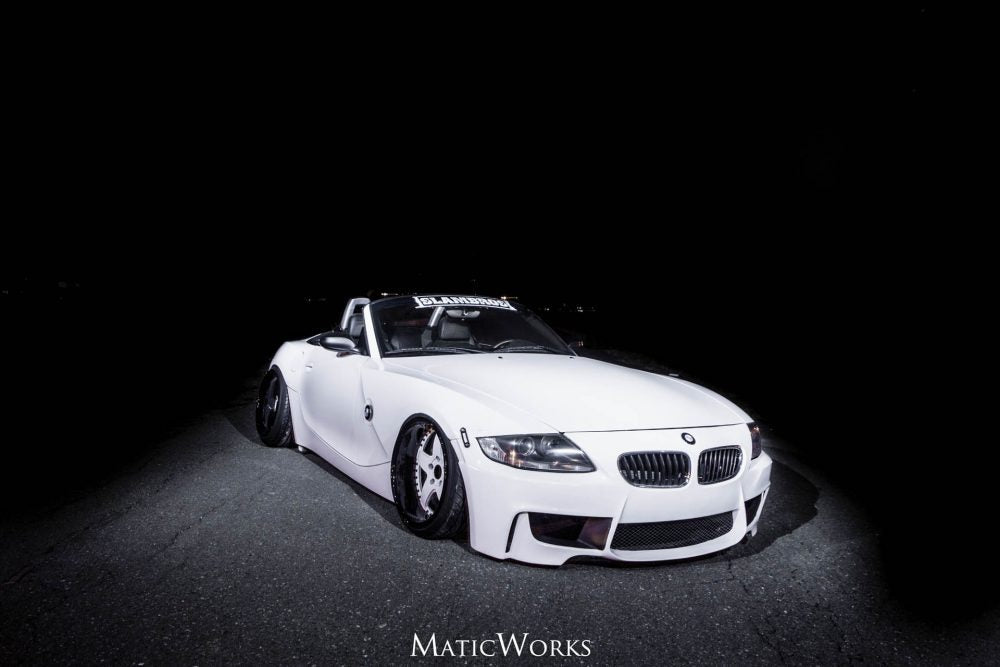 BMW Z4 on custom forged wheels