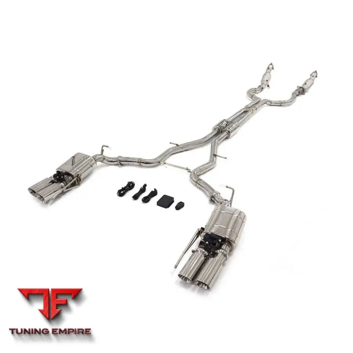 CADILLAC CT6 3.0T STAINLESS STEEL RAZOR EXHAUST DOWNPIPE WITH MUFFLER VALVE
