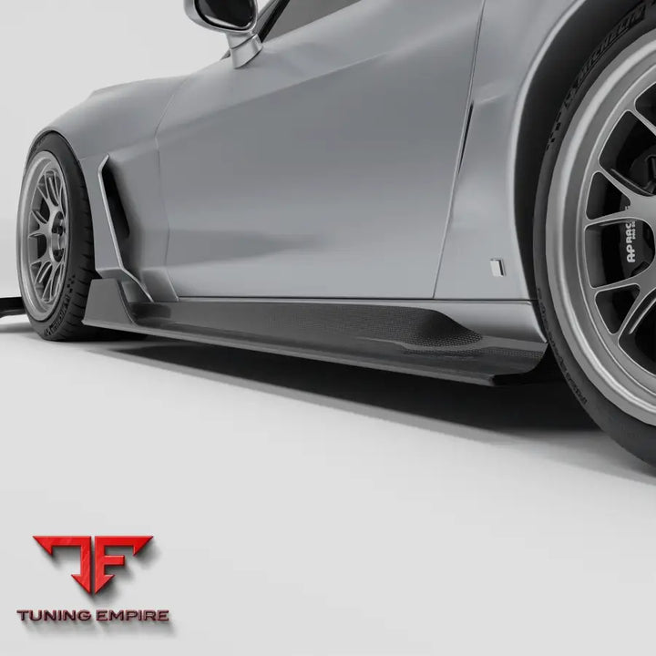 CHEVROLET CORVETTE C6 CARBON FIBER SIDE SKIRTS