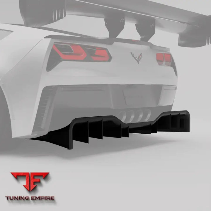 CHEVROLET CORVETTE C7 CARBON FIBER REAR DIFFUSER