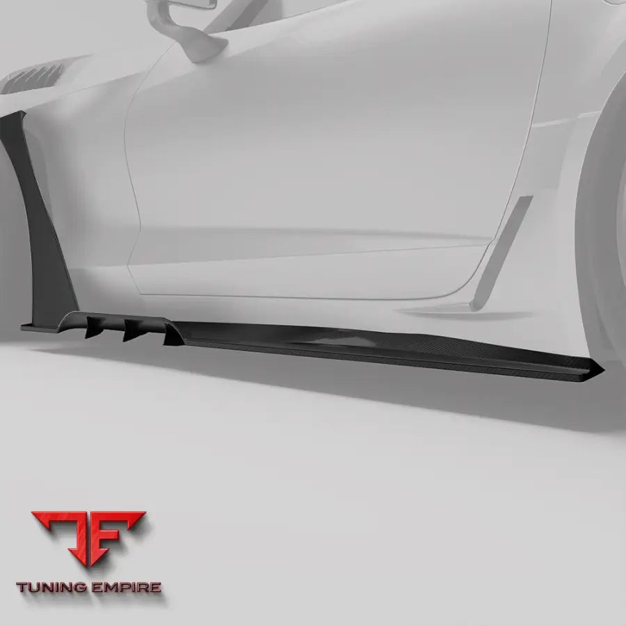 CHEVROLET CORVETTE C7 CARBON FIBER SIDE SKIRTS