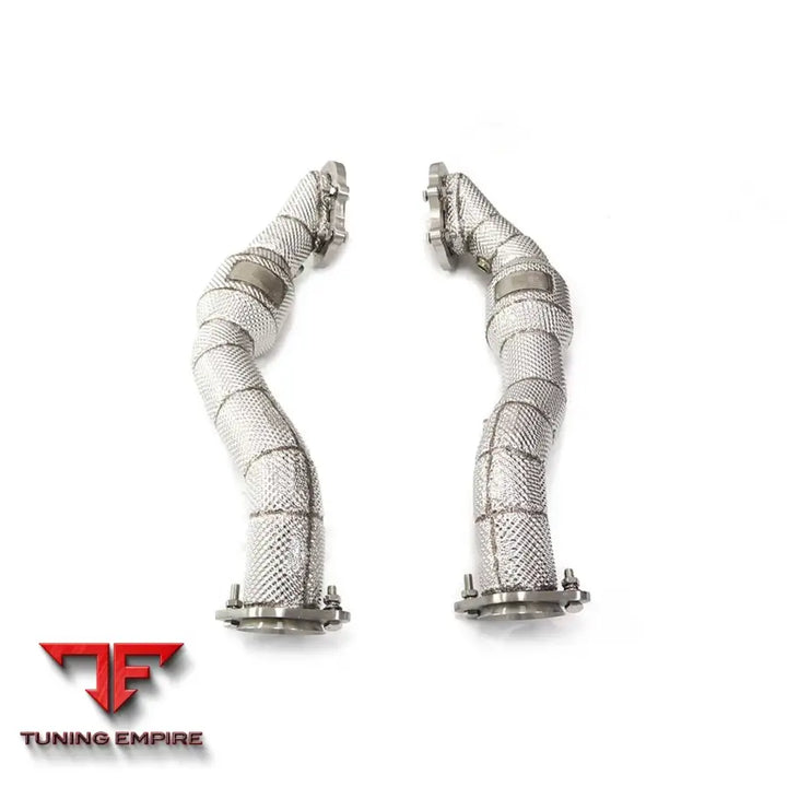 CHEVROLET CORVETTE C7 STAINLESS STEEL RAZOR EXHAUST DOWNPIPE WITH HEAT SHIELD
