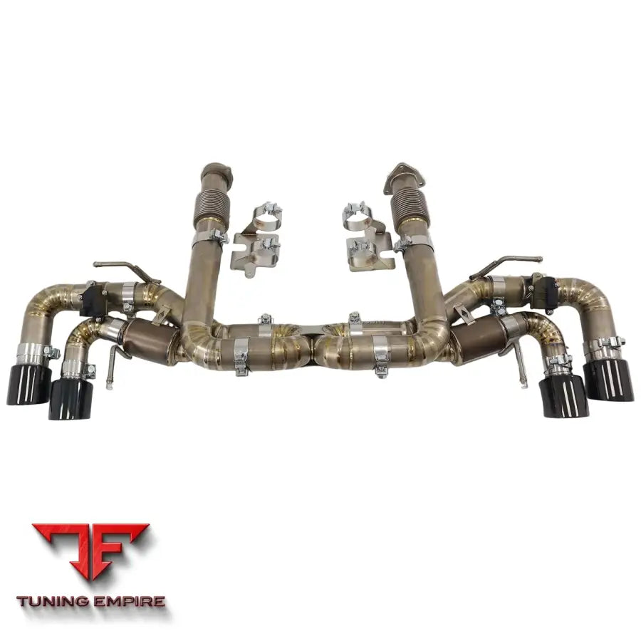 CHEVROLET CORVETTE C8 6.2L TITANIUM CATBACK RAZOR EXHAUST WITH MUFFLER VALVE