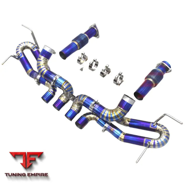 CHEVROLET CORVETTE C8 DOWNPIPE TITANIUM CATBACK EXHAUST SYSTEM 2019-2023