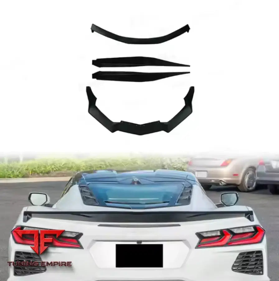 CHEVROLET CORVETTE C8 GLOSS BLACK BODY KIT