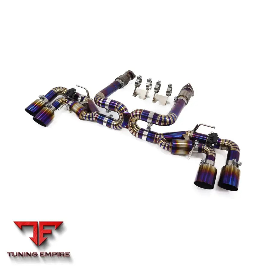 CHEVROLET CORVETTE C8 TITANIUM CATBACK RAZOR EXHAUST WITH MUFFLER VALVE