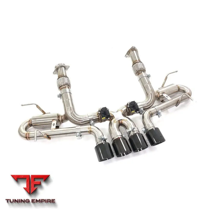 CHEVROLET CORVETTE C8 Z06 STAINLESS STEEL CATBACK RAZOR EXHAUST WITH MUFFLER VALVE