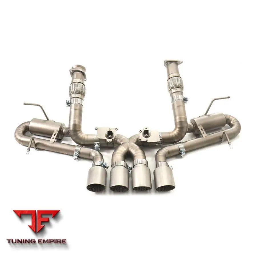 CHEVROLET CORVETTE C8 Z06 TITANIUM CATBACK RAZOR EXHAUST WITH MUFFLER VALVE