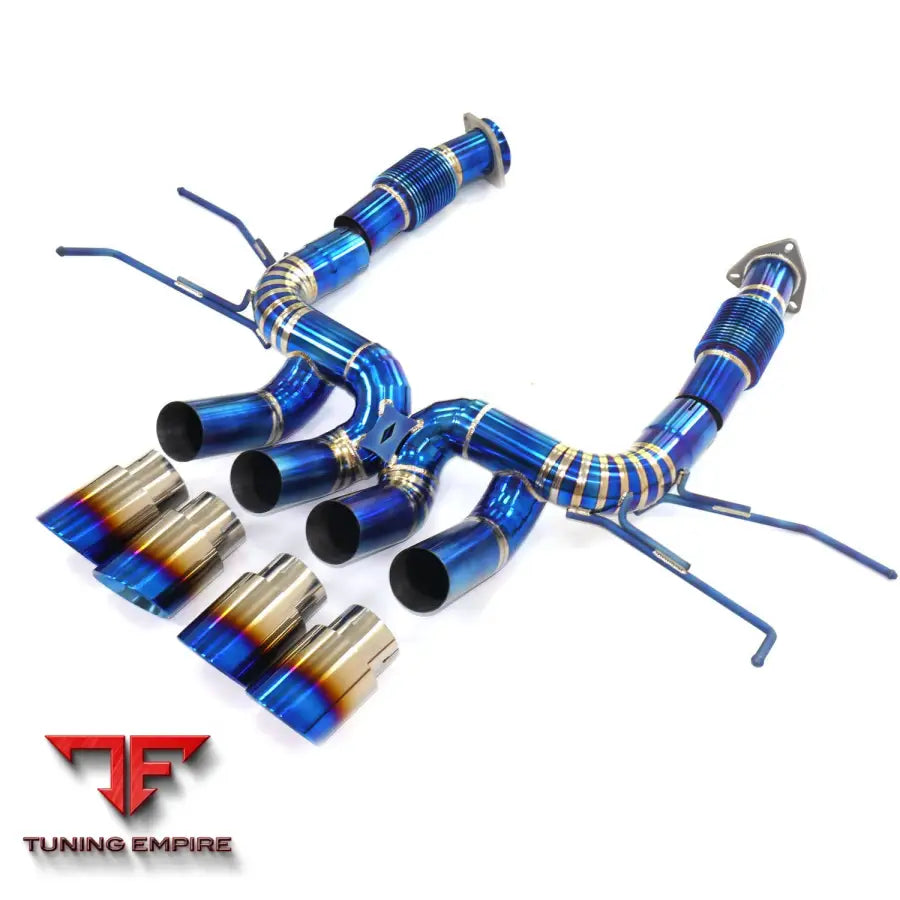 CHEVROLET CORVETTE C8 Z06 TITANIUM CATBACK RAZOR EXHAUST WITHOUT VALVE
