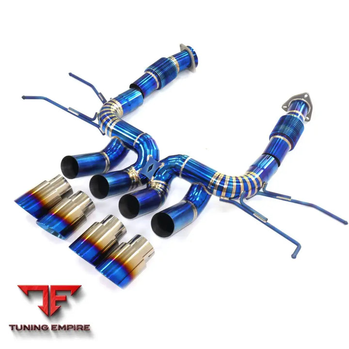CHEVROLET CORVETTE C8 Z06 TITANIUM CATBACK RAZOR EXHAUST WITHOUT VALVE