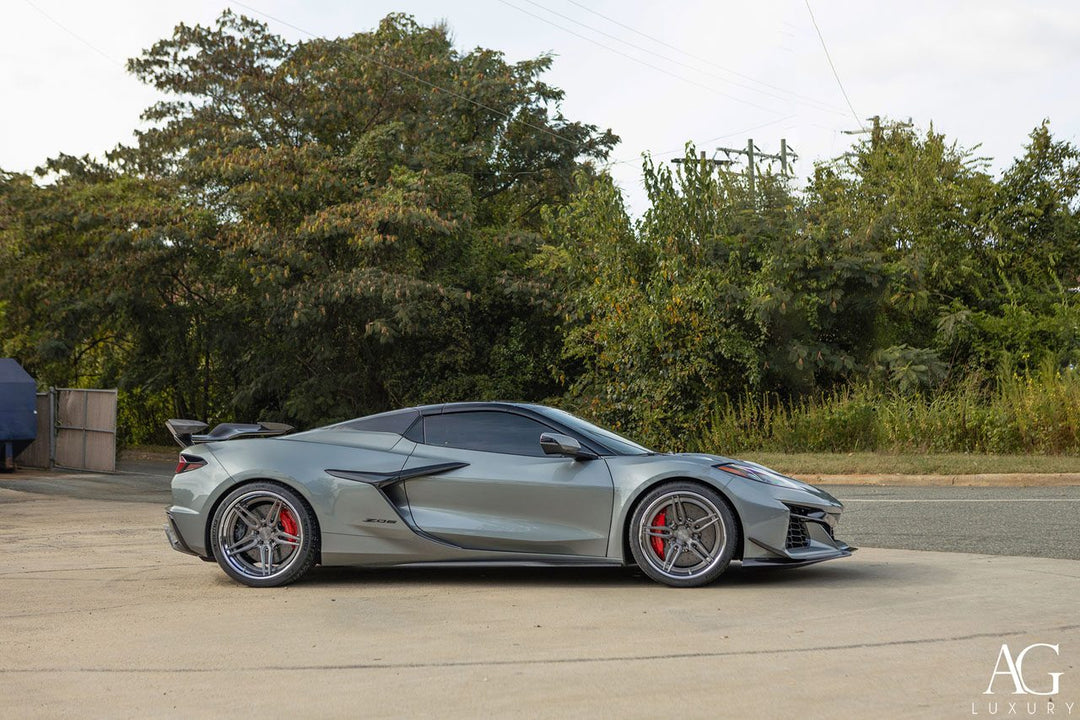 Chevrolet Corvette Z06 C8 on custom forged wheels
