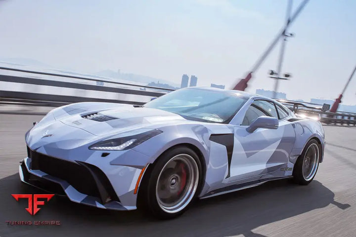 CORVETTE C7 AR STYLE CARBON FIBER SIDE SKIRTS BSD