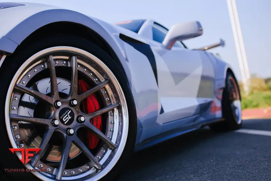 CORVETTE C7 AR STYLE CARBON FIBER SIDE SKIRTS BSD