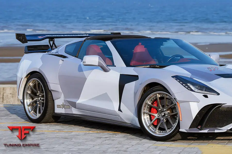 CORVETTE C7 AR STYLE CARBON FIBER SIDE SKIRTS BSD