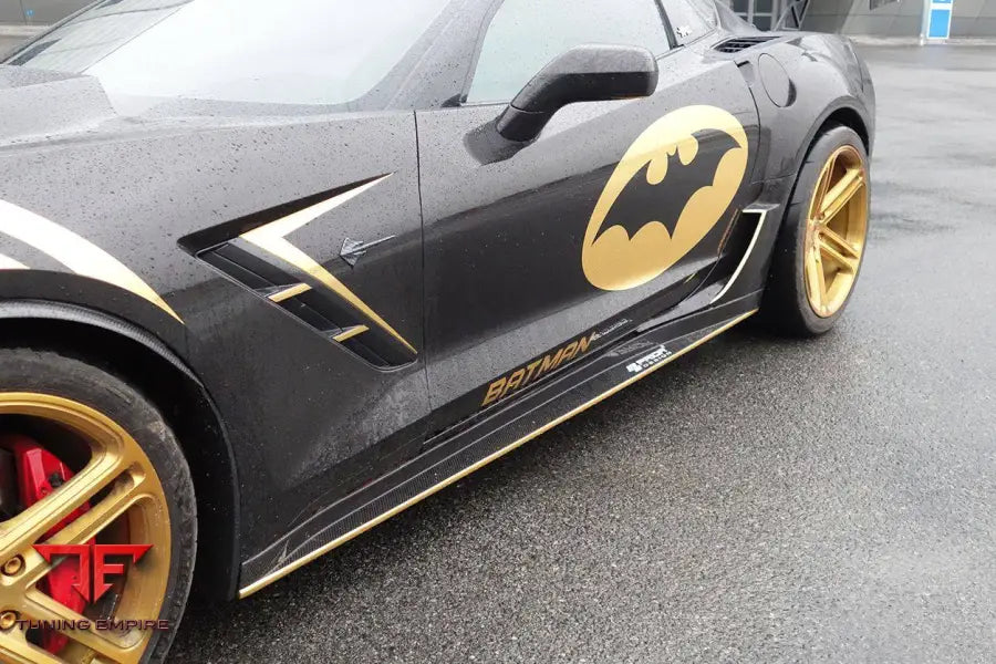 CORVETTE C7 PD STYLE WIDE BODY REAR FLARES AND SIDE SKIRTS BSD