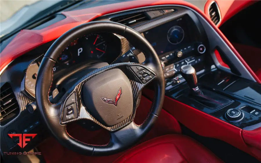 CORVETTE C7 Z06 GRANDSPORT DRY CARBON FIBER INTERIOR DASHBOARD PANEL DECOR COVER TRIM BSD