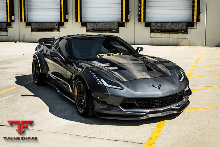 CORVETTE C7 Z51 BKSS STYLE CARBON FIBER HOOD BSD