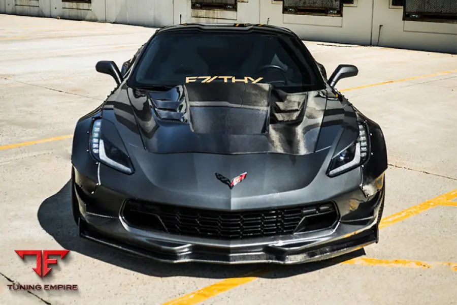 CORVETTE C7 Z51 BKSS STYLE CARBON FIBER HOOD BSD
