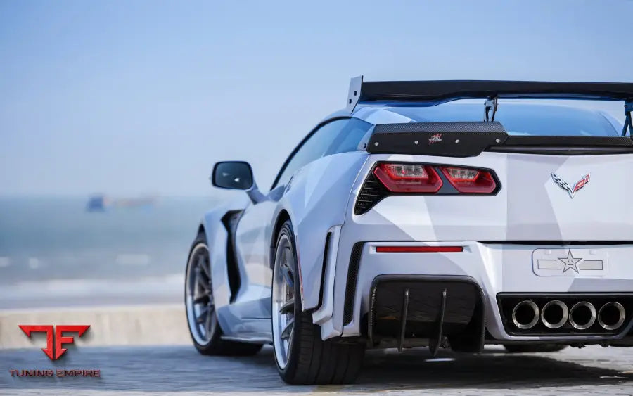 CORVETTE C7 Z51 BKSS STYLE FIBER REINFORCE PLOYMER WIDE REAR FENDER BSD