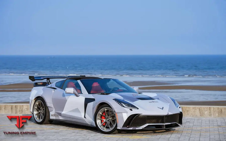 CORVETTE C7 Z51 BKSS STYLE FIBER REINFORCE PLOYMER WIDE REAR FENDER BSD