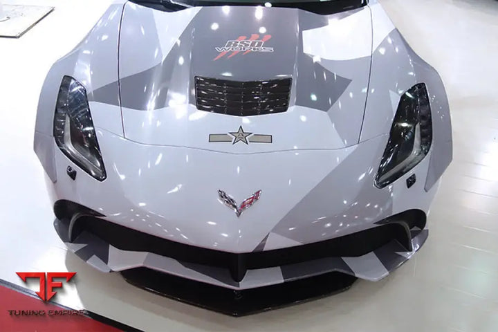 CORVETTE C7 Z51 CARBON FIBER HOOD SCOOPE VENTS BSD