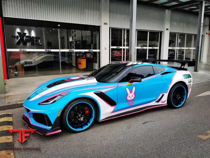 CORVETTE C7 Z51 CONVERT ZR1 STYLE FRONT BODY KIT BSD