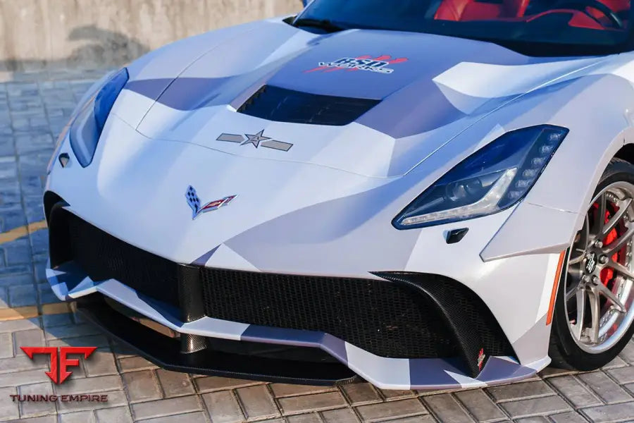 CORVETTE C7 Z51 OE STYLE CARBON FIBER HOOD VENT BSD