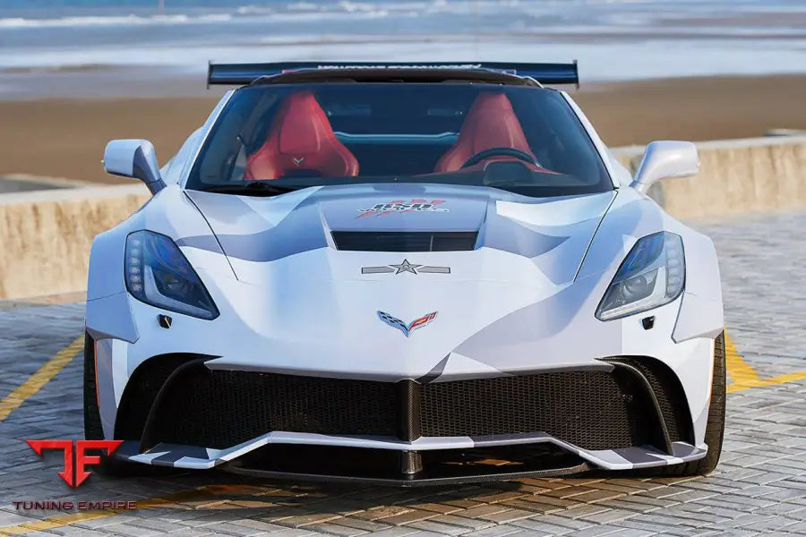 CORVETTE C7 Z51 OE STYLE CARBON FIBER HOOD VENT BSD