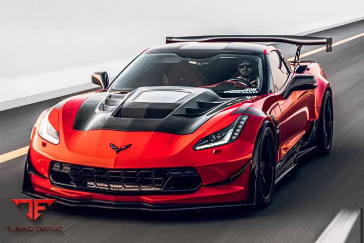 CORVETTE C7 Z51 Z06 GRANDSPORT AR STYLE CARBON FIBER TRUNK SPOILER WING BSD