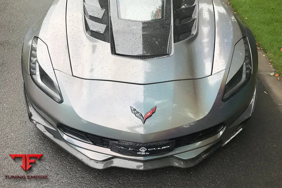 CORVETTE C7 Z51 Z06 GRANDSPORT CARBON FIBER FRONT LIP (NO WINGLETS) BSD