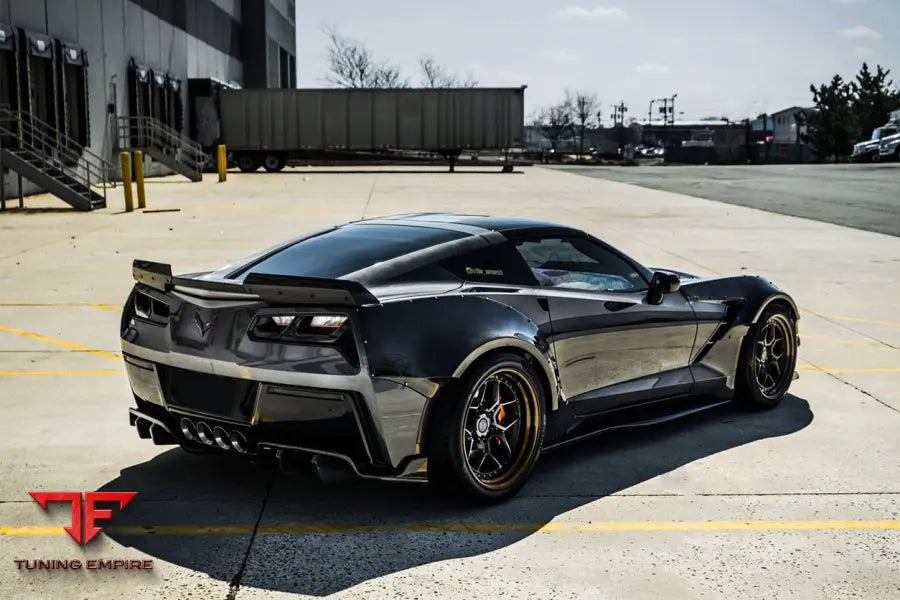 CORVETTE C7 Z51 Z06 GRANDSPORT CARBON FIBER TRUNK SPOILER BSD