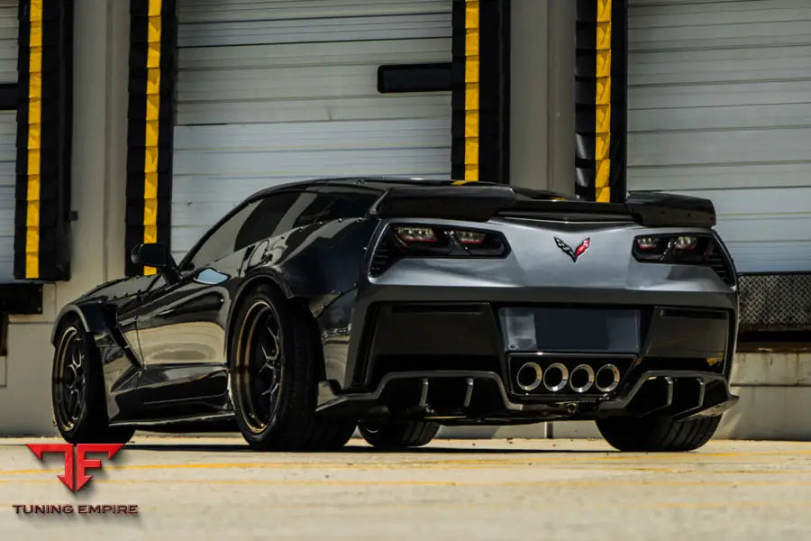 CORVETTE C7 Z51 Z06 GRANDSPORT CARBON FIBER TRUNK SPOILER BSD