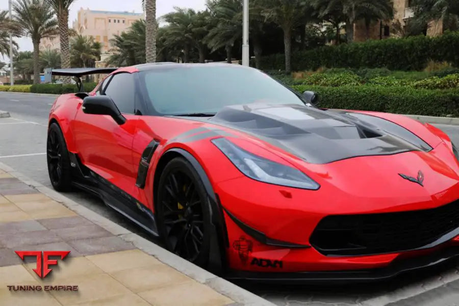 CORVETTE Z06 GRANDSPORT AR STYLE CARBON FIBER SIDE SKIRTS BSD
