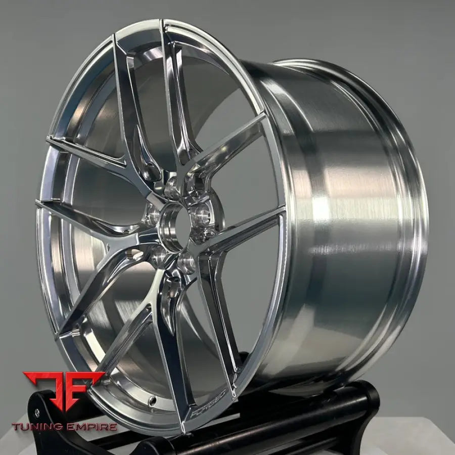 DARK SMOKED POLISHED FULLY FORGED WHEELS