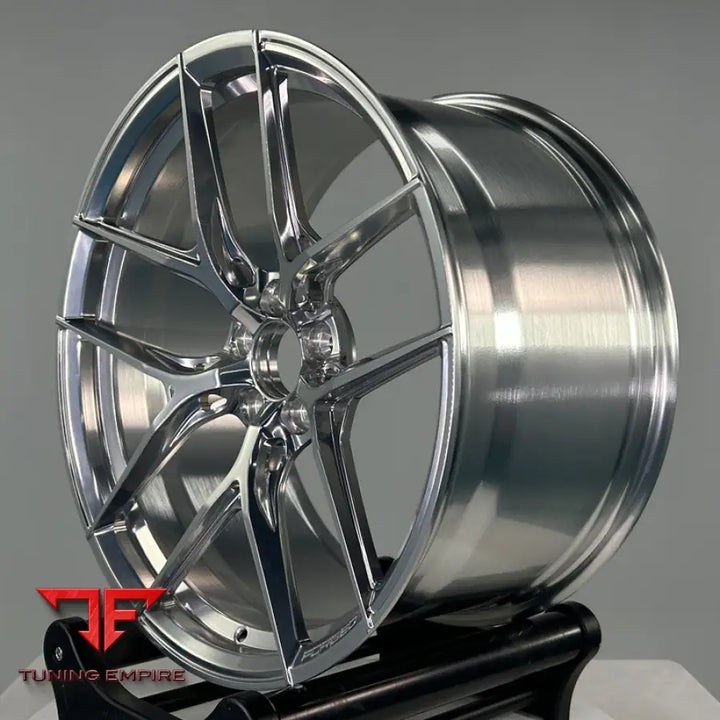 DARK SMOKED POLISHED FULLY FORGED WHEELS