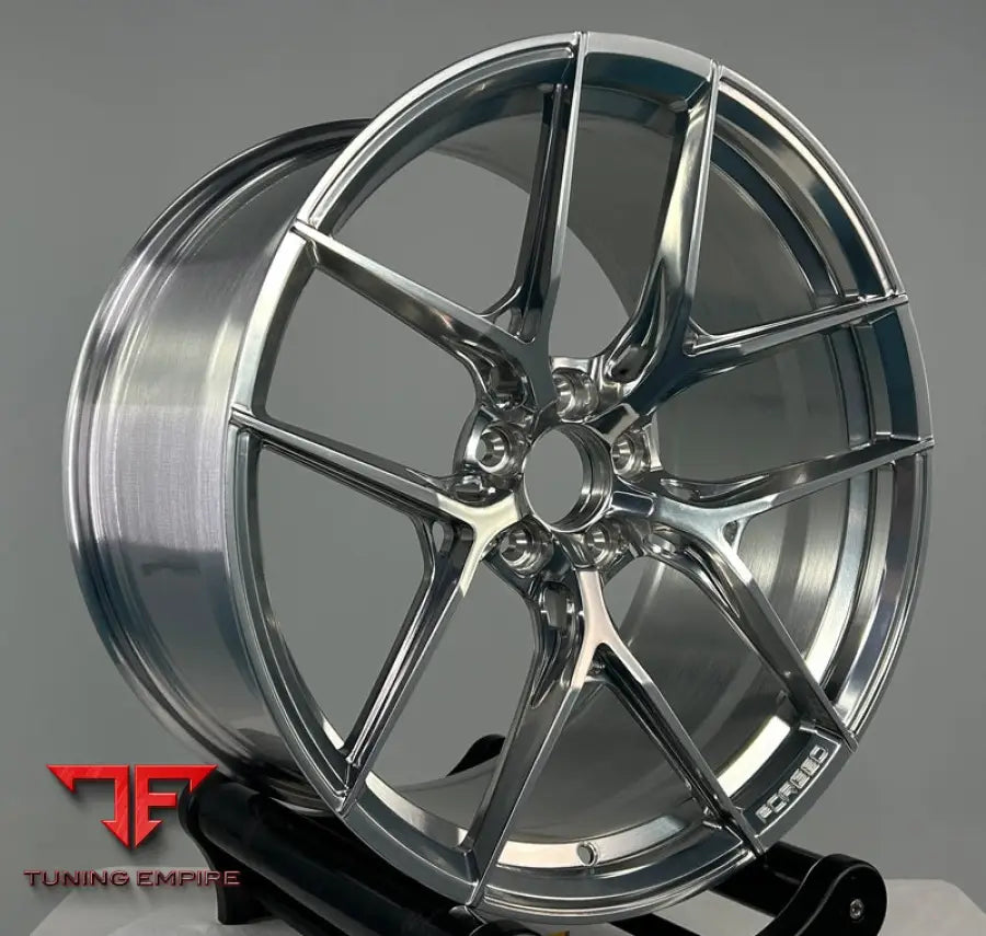 DARK SMOKED POLISHED FULLY FORGED WHEELS