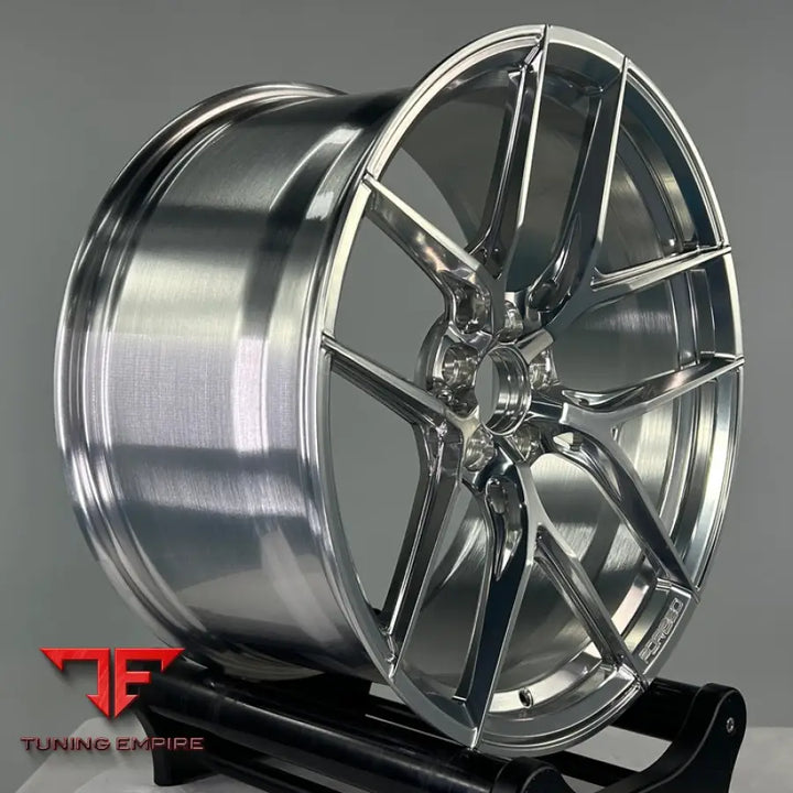 DARK SMOKED POLISHED FULLY FORGED WHEELS