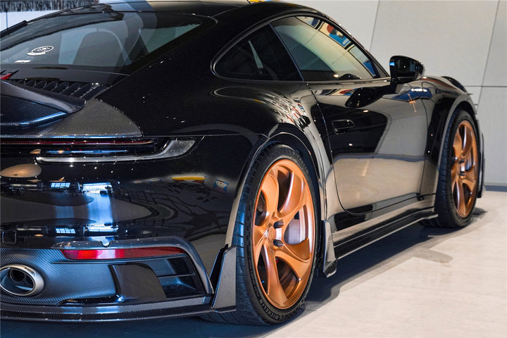 PORSCHE 911 / 992 CARRERA & 4 & 4S & TARGA & CABRIOLET SD-SPORT DESIGN MODEL BKSSII STYLE REAR BUMPER VENT TRIMS